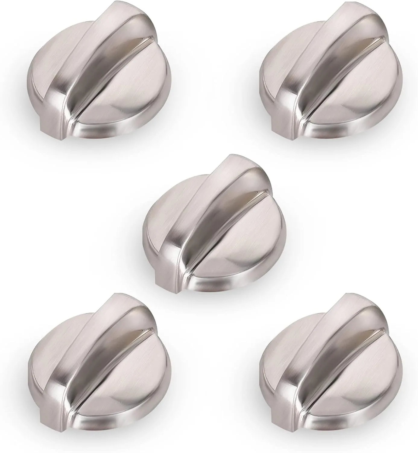 5 Pack GE Appliance Burner Control Knobs WB03T10284 191d5100 Replacement for Electric Range/Stove/Oven - Infinite Switch Knob Replaces 1373043 AP4346312 AH2321076 EAP2321076 PS2321076