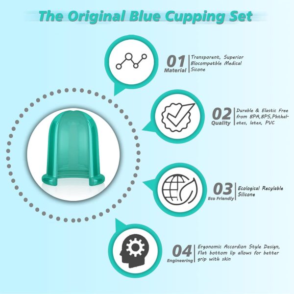 ⁦Funxim Anti-Cellulite Slimming Suction Cup, Medical Silicone, Hypoallergenic, Easy to Use – Limit 15 Minutes a Day, Silicone Beauty Care – Massage⁩ - الصورة ⁦3⁩