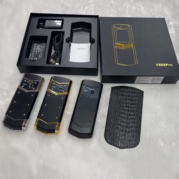 ⁦V888 Pro Dual SIM Mobile Phone, 1500mAh Battery, 2G Network, MP3 Player, Bluetooth, Radio, Social Media⁩ - الصورة ⁦5⁩