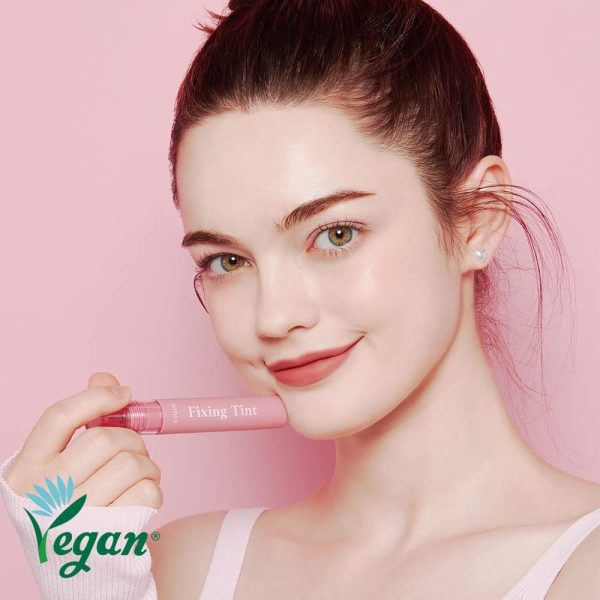 ⁦ETUDE Fixing Tint #05 Midnight Mauve| Long Lasting High Pigmented Liquid Lipstick |Waterproof Lightweight Matte Finish Lip Stain| Full Coverage⁩ - الصورة ⁦2⁩