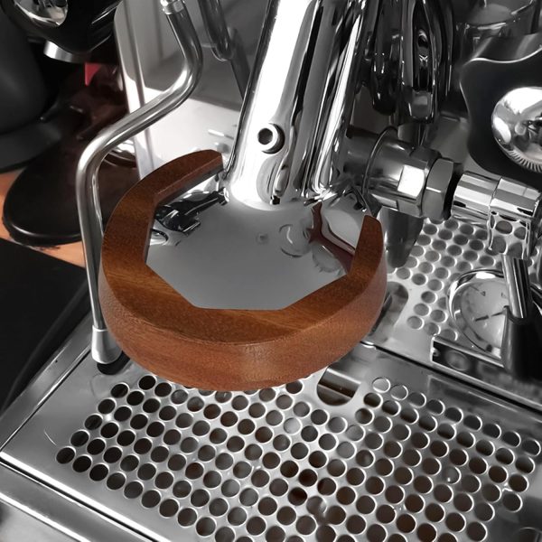 ⁦Cryfokt Walnut Wood Grouphead, Heat Resistant Heat, Coffee Machine Grouphead Replacement Part Compatible with E61 Series Coffee Machines for LELIT, ECM, WPM, EXPOBAR E61⁩ - الصورة ⁦2⁩
