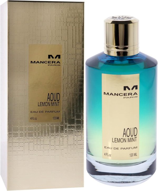 ⁦Mancera Aoud Lemon Mint By Mancera Eau De Parfum Spray (Unisex) 4 Oz / 120 ml(Women)⁩ - الصورة ⁦3⁩