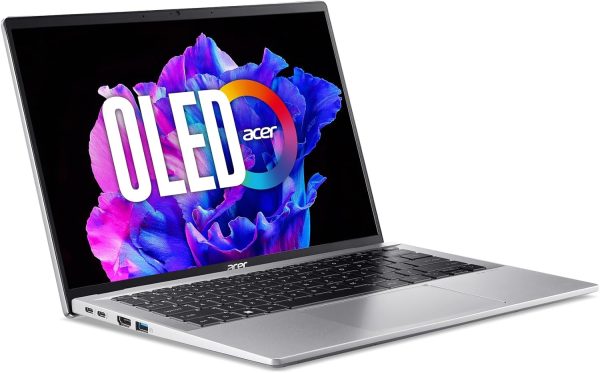 ⁦ايسر لابتوب سويفت جو 14 انتل ايفو رفيع وخفيف الوزن شاشة OLED انش 2880 × 1800 90Hz | فتح تجارب الذكاء الاصطناعي | معالج كور الترا 7 155H | ARC | 16GB LPDDR5X | 1TB SSD | SFG14-72-72YK⁩ - الصورة ⁦15⁩