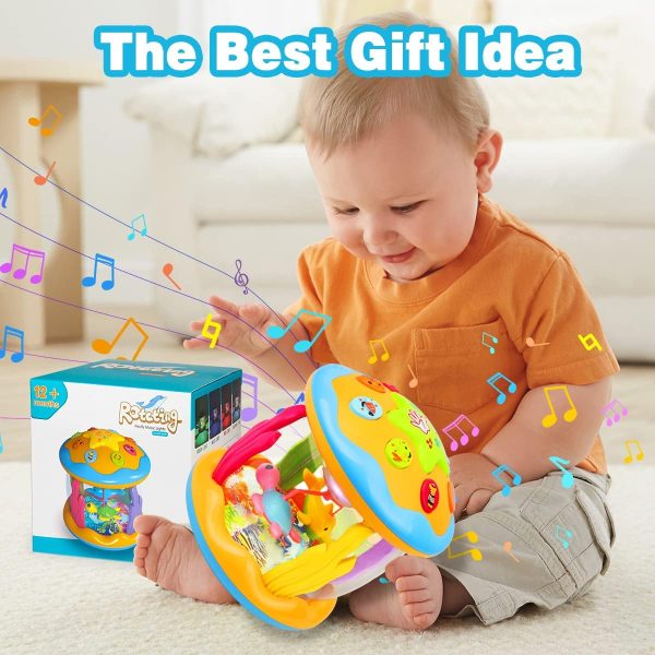 ⁦Aboosam Baby Toys 6 to 12 Months - Musical Learning Infant Toys 12-18 Months - Babies Ocean Rotating Light Up Toy for Toddlers 1 2 3+ Years Old Boys Girls Baby Gifts⁩ - الصورة ⁦6⁩