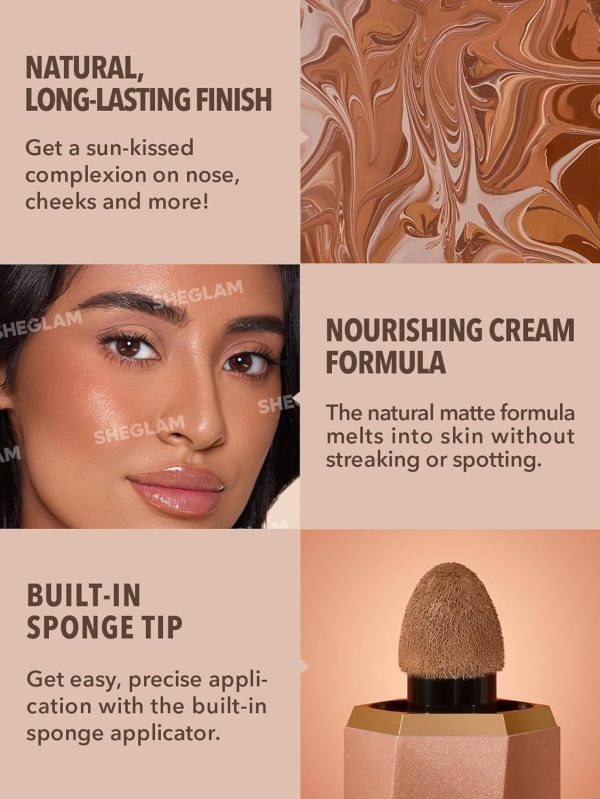 ⁦SHEGLAM Sun Beam Shimmer Liquid Bronzer-Golden Sun⁩ - الصورة ⁦3⁩