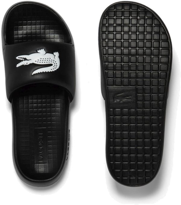 ⁦Lacoste Croco 1.0 Synthetic Slides Womens Sandal⁩ - الصورة ⁦4⁩