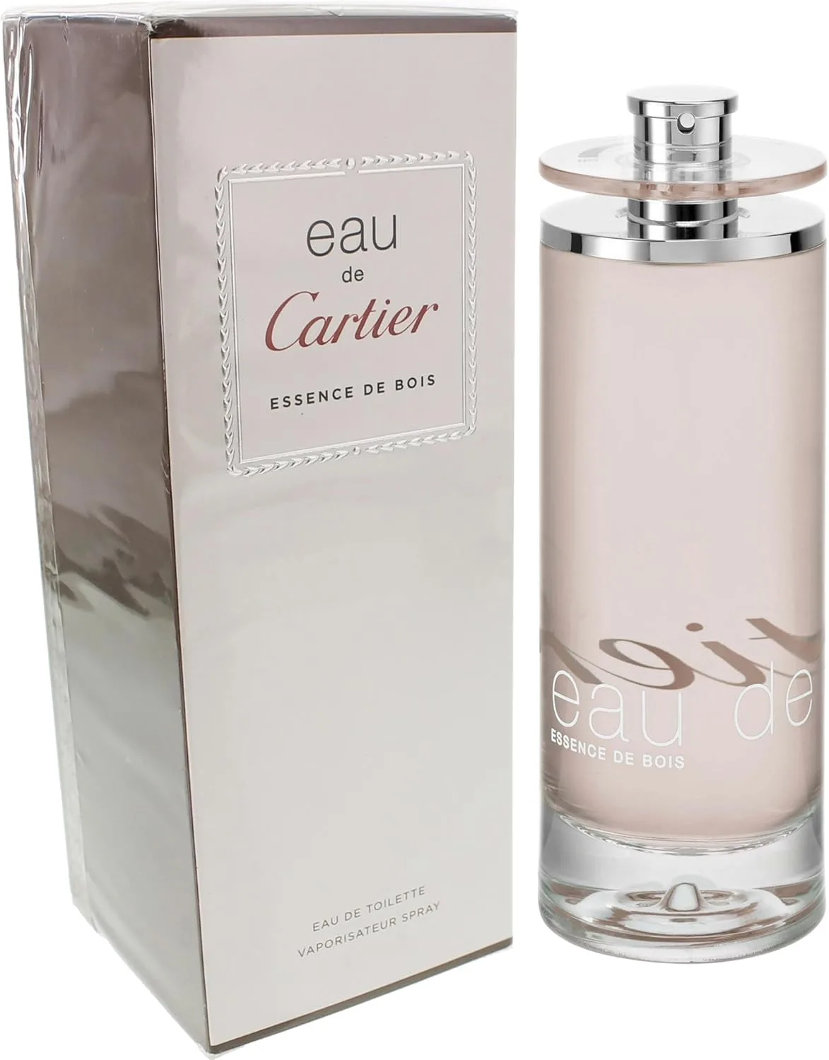Cartier Eau De Essence De Bois Fragrance Spray For Unisex, Eau de Toilette Scent for Women, EDT Cologne for Men, 6.75 Oz