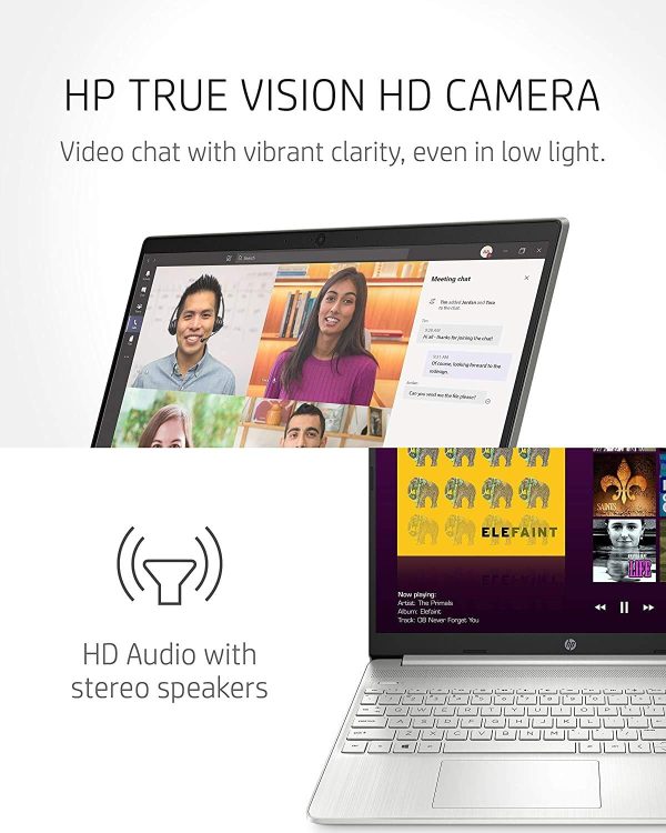 ⁦HP 15.6 FHD IPS Flagship Laptop Computer, 11th Gen Intel 4-Core i5-1135G7(Up to 4.2GHz, Beat i7-1060G7), 32GB RAM, 1TB PCIe SSD, Iris Xe Graphics, Bluetooth, HDMI, WiFi, Win11,w/GM Accessories⁩ - الصورة ⁦6⁩