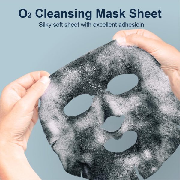 ⁦Purederm Deep Purifying Black O2 Bubble Mask Charcool⁩ - الصورة ⁦4⁩