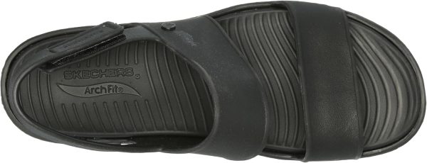 ⁦Skechers Foamies Arch Fit Up Beat - Sunrise womens Wedge Sandal⁩ - الصورة ⁦5⁩