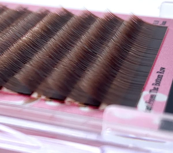 ⁦Beauty7 Individual Eyebrow Extensions 0.1mm Thickness Mixed Length 5mm-8mm Color Brown⁩ - الصورة ⁦2⁩