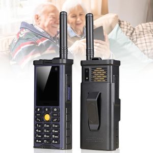 جوال اساسي لكبار السن من ديهوكسي 2G مفتوح بازرار كبيرة احتياطي مع معيار جي اس ام يدعم شريحتي اتصال + بطاقة SD بدون انترنت ارجواني