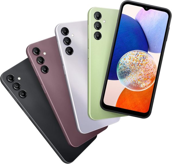 ⁦جوال سامسونج جالكسي A14 5G ثنائي شرائح الاتصال مع ذاكرة تخزين 128GB و4 GB ذاكرة RAM هاتف ذكي بنظام تشغيل اندرويد، إصدار المملكة العربية السعودية، لون أسود⁩ - الصورة ⁦2⁩