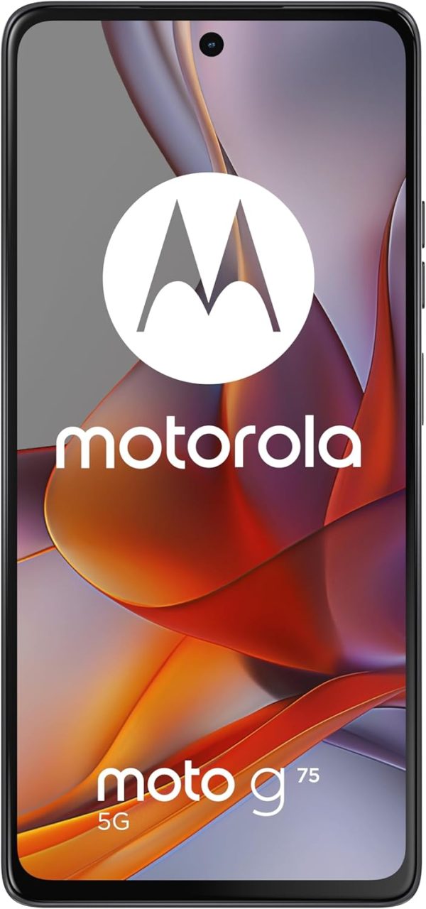 ⁦Motorola Moto G75 DUAL-SIM 128GB ROM + 8GB RAM (GSM Only|No CDMA) Factory Unlocked 5G Smartphone (Charcoal Grey) - International Version⁩ - الصورة ⁦2⁩