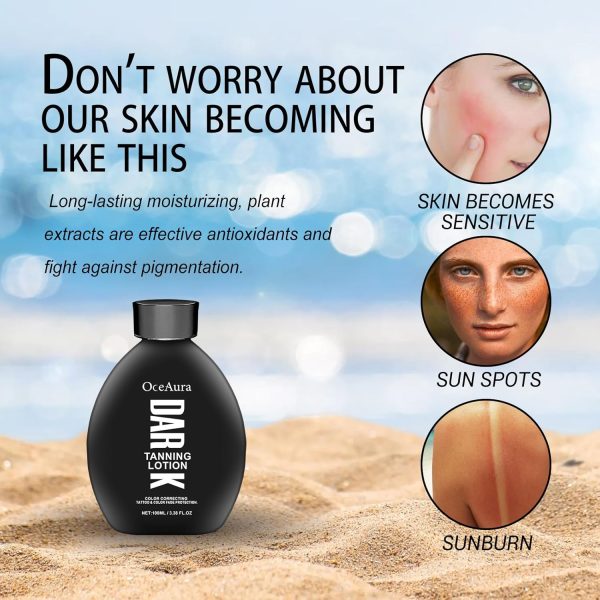 ⁦NALACAL Tanning Cream for Sunbeds - Tanning Accelerator - Sunbed Cream for Outdoor Sun and Tanning Beds - Tan Enhancers & Accelerators with Natural Ingredients - Achieve a Natural Tan Skin 60g⁩ - الصورة ⁦2⁩