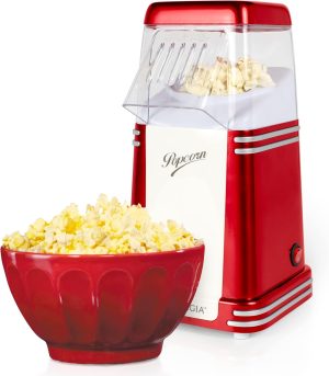 Nostalgia 8-Cup Hot Air Popcorn Maker - RHP310