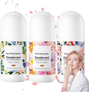 عطر رومانتيك لفافة البكرة، بفيرومونات، بحجم مناسب للسفر، مركز يدوم طويلاً، للجسم بالعلاج بالروائح العطرية للنساء والرجال، مجموعة 3 قطع، من نالاكال، وردة