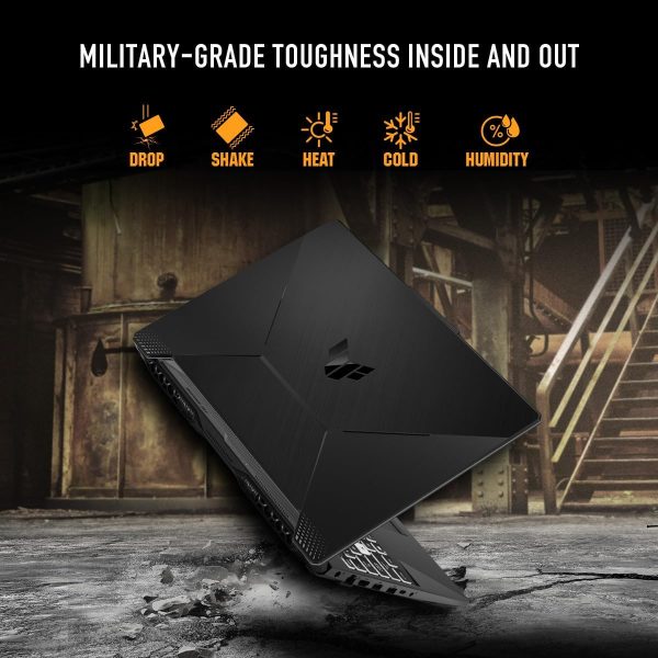 ⁦اسس لابتوب العاب تي يو اف A15 (2024) بشاشة 15.6 انش FHD 144Hz وانفيديا® جيفورس RTX™ 3050 وAMD رايزن 5 7535HS و8GB DDR5 و512GB PCIe® الجيل الرابع NVME SSD وواي فاي 6 وويندوز 11 FA506NC-ES51⁩ - الصورة ⁦6⁩