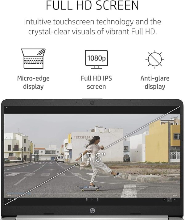 ⁦HP 15.6 FHD IPS Flagship Laptop Computer, 11th Gen Intel 4-Core i5-1135G7(Up to 4.2GHz, Beat i7-1060G7), 32GB RAM, 1TB PCIe SSD, Iris Xe Graphics, Bluetooth, HDMI, WiFi, Win11,w/GM Accessories⁩ - الصورة ⁦5⁩