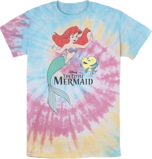 Disney mens Mermaid Friends T-Shirt