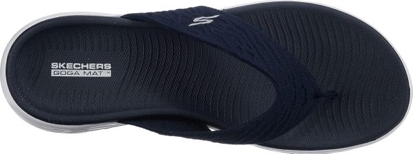 ⁦حذاء نسائي سهل الارتداء 600-Sunny Flip Flop من Skechers⁩ - الصورة ⁦6⁩