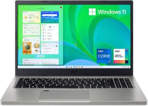 كمبيوتر شخصي اخضر ايسر اسباير فيرو AV15-51-75QQ | شاشة 15.6 انش FHD IPS | انتل كور i7-1195G7 جيل 11 | انتل ايريس Xe جرافيكس | 16GB DDR4 | هارد SSD 512GB | شبكة Wi-Fi 6 | مواد PCR | ويندوز 11 هوم