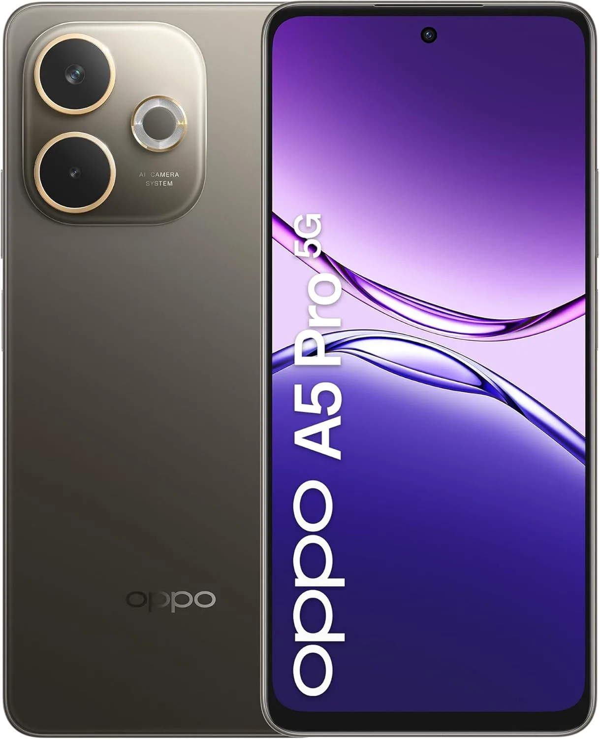 Oppo A5 Pro DUAL-SIM 256GB ROM + 8GB RAM (GSM Only|No CDMA) Factory Unlocked 5G Smartphone (Mocha Brown) - International Version