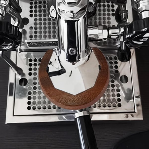 ⁦Cryfokt Walnut Wood Grouphead, Heat Resistant Heat, Coffee Machine Grouphead Replacement Part Compatible with E61 Series Coffee Machines for LELIT, ECM, WPM, EXPOBAR E61⁩ - الصورة ⁦3⁩