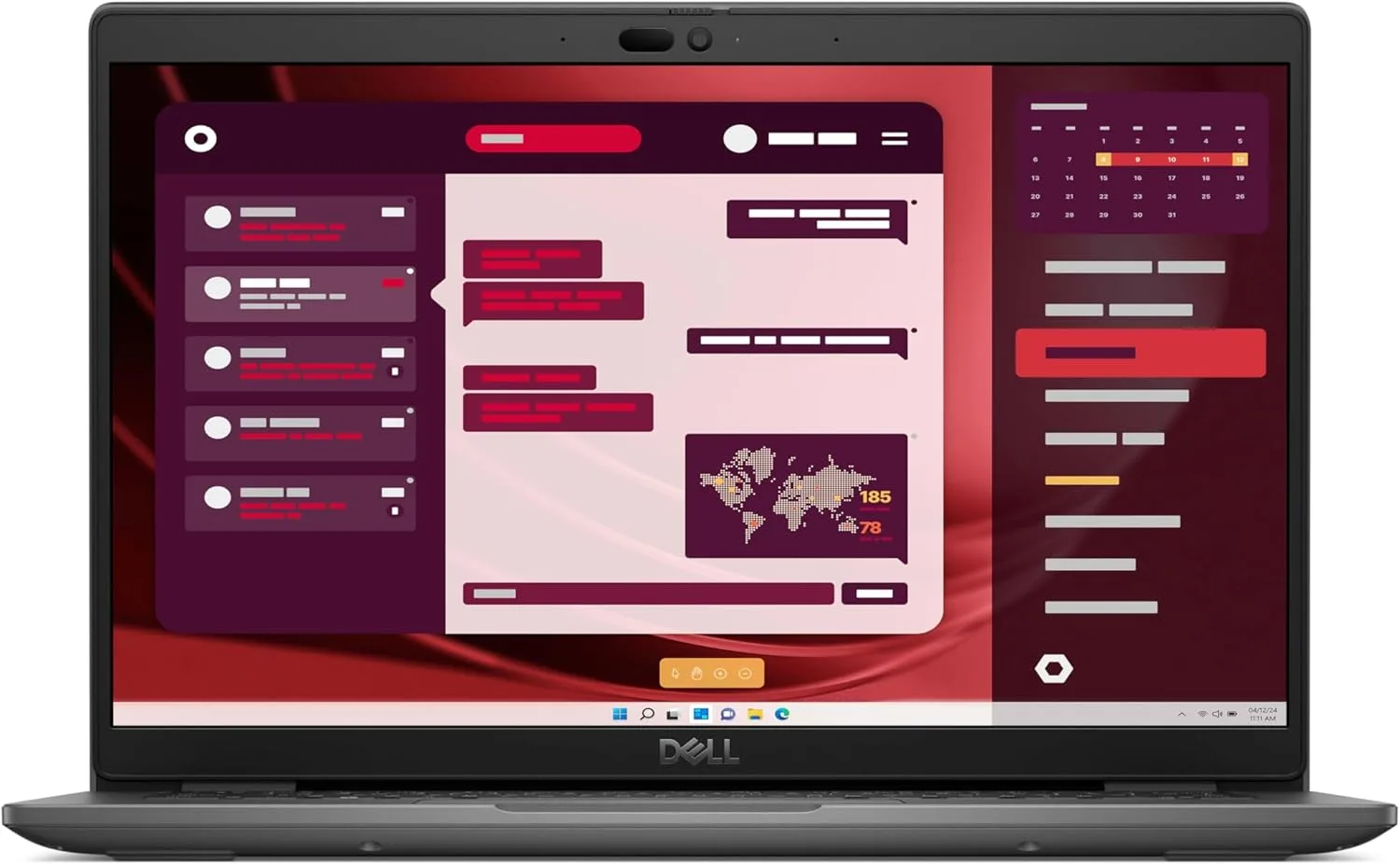 ديل لابتوب لاتيتيود 3450 (2024) | شاشة 14 انش 1366x768 HD | كور i7-1355U - قرص صلب 512GB SSD - ذاكرة RAM 16GB | 10 كور @ 5GHz ويندوز 11 برو اسود