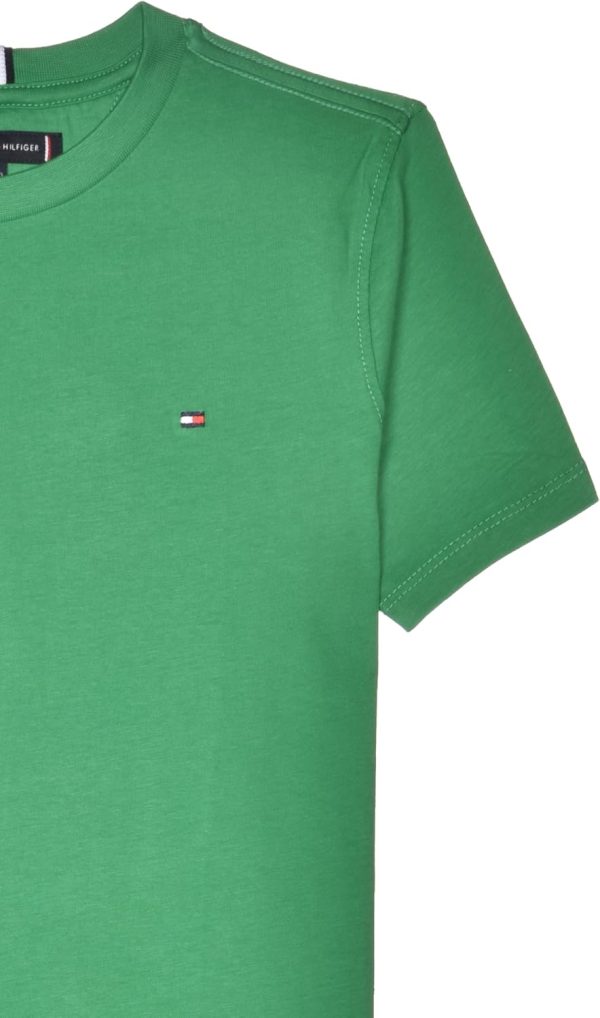 ⁦TOMMY HILFIGER Boys ESSENTIAL COTTON REG FIT TEE SS T-shirts (pack of 1)⁩ - الصورة ⁦3⁩