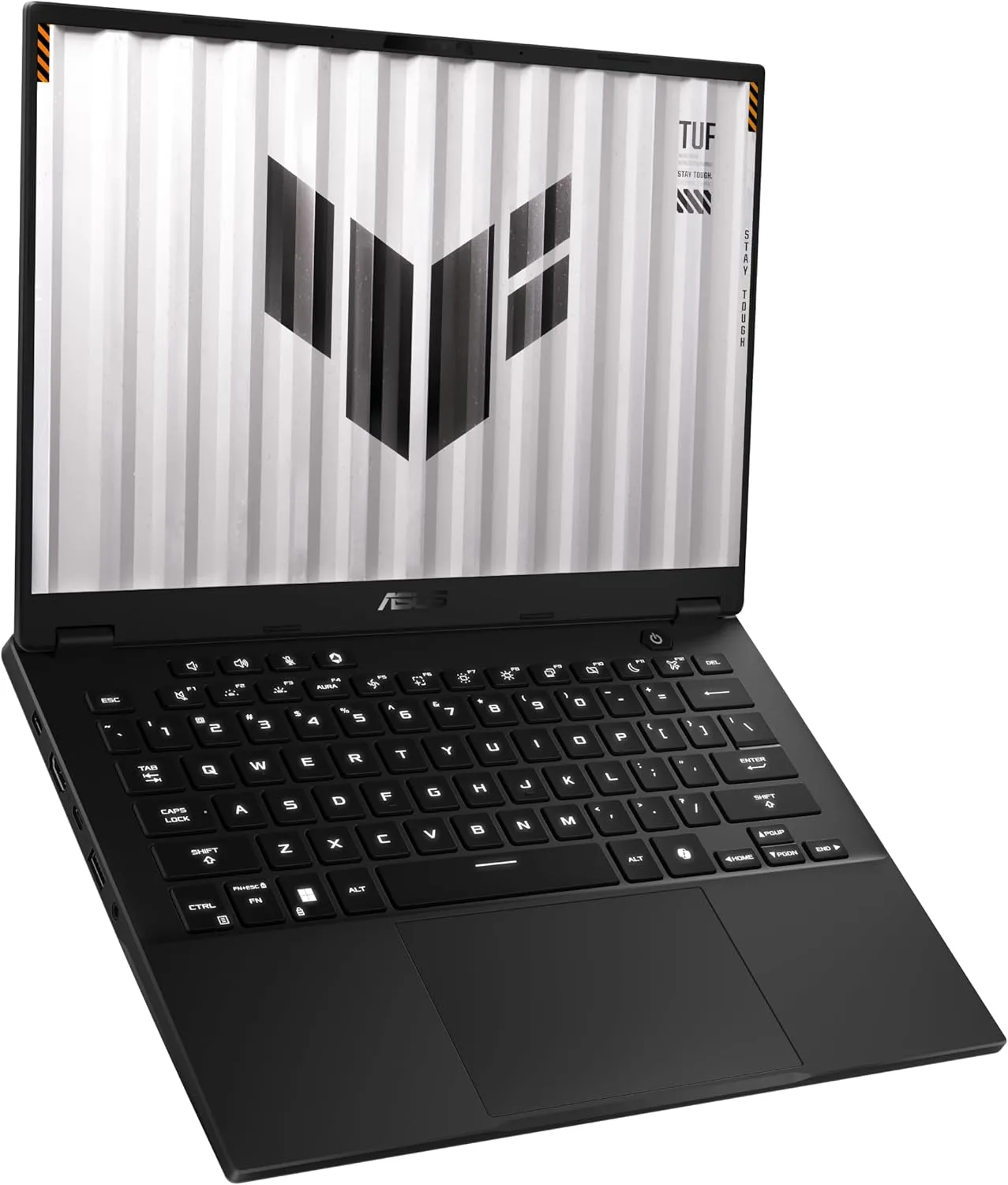 كمبيوتر ألعاب TUF FA401WV-RG011W، معالج 12 نواة AMD رايزن 9 HX370/ شاشة 14 بوصة 2.5K (2560×1600) و465 هرتز، رام 32 جيجا DDR5 وذاكرة مستديمة SSD، انفيديا RTX4060 8 جيجابايت DDR6)، كيبورد عربي انجليزي