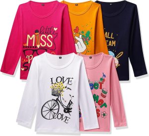 T2F Girl's GLS-TSRT-FS-05 T-Shirt