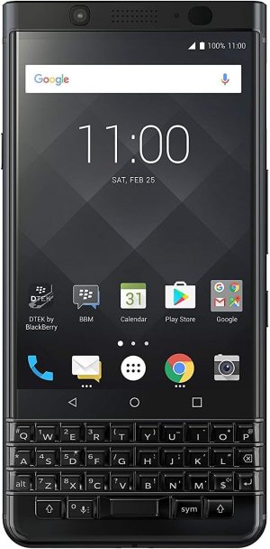 بلاك بيري هاتف ذكي KEYONE64GB4GB وذاكرة داخلية 64 جيجابايت بشريحتين اتصال، اسود