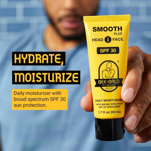 ⁦كريم ترطيب يومي سموث بلس من بي بالد مع واقي شمسي بعامل حماية من اشعة الشمس بدرجة 30SPF وبسعة 1.7 اونصة⁩ - الصورة ⁦2⁩