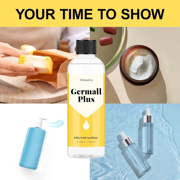 ⁦Hznxolrc 5.8 oz Liquid Germall Plus Preservative - Clear Liquid - Excellent Broad Spectrum Natural Preservative⁩ - الصورة ⁦3⁩