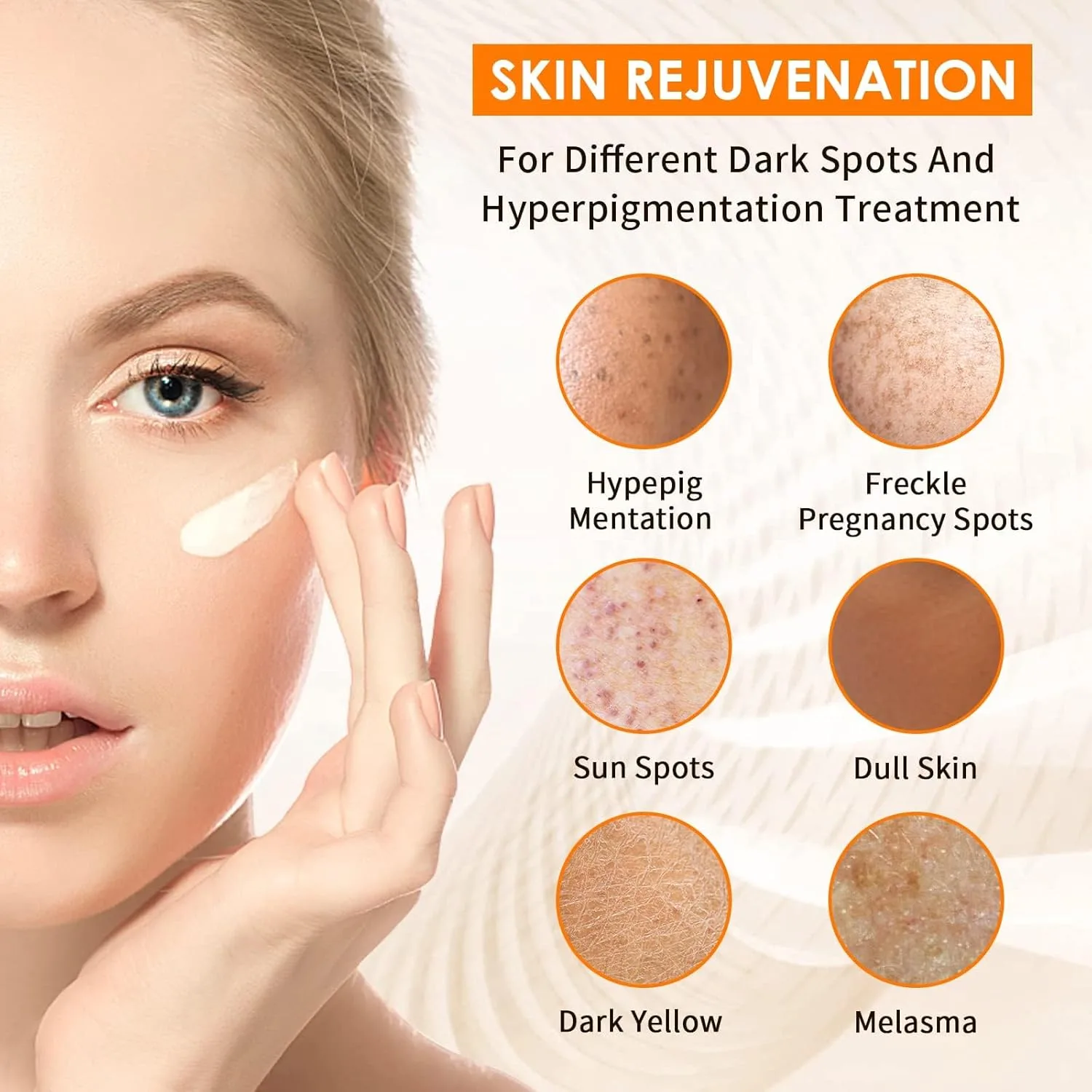 KASTWAVE Face Dark Spot Remover, Skin Brightening Gel Cream for Body, Underarms, Armpit, Knees, Elbows, Sensitive Area, with Niacinamide, Vitamin C, Citric Acid, Green Tea, and Shea Butter