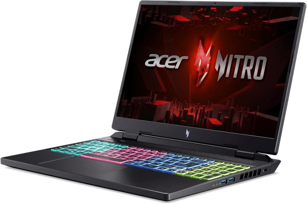 ⁦Acer Nitro 16 Gaming Laptop | AMD Ryzen 5 7640HS Hexa-Core CPU | NVIDIA GeForce RTX 4050 Laptop GPU | 16-Inch WUXGA 165Hz IPS Display | 8GB DDR5 | 512GB Gen 4 SSD | WiFi 6E | RGB⁩ - الصورة ⁦11⁩