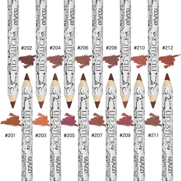 ⁦KASTWAVE Lip Liner Pencil Set,12 Color Matt Smooth Waterproof lip pencil set lip pencil set, Natural Long Lasting Makeup Lip Liners⁩ - الصورة ⁦3⁩