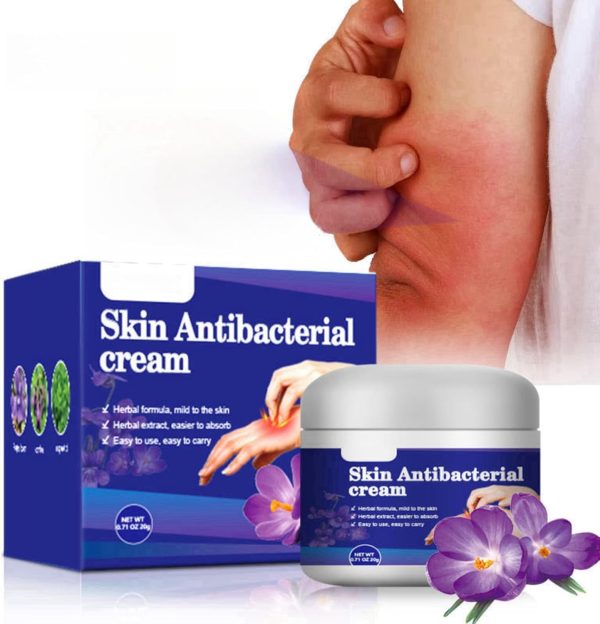 HONPOLO Skin Antibacterial Cream, Soothing Relief for Itching & Discomfort from Insect Bites, Rashes, Skin Irritations, 20g Moisturizing Cream for Effective Skin Care, for Mosquito Bites, Dry Skin