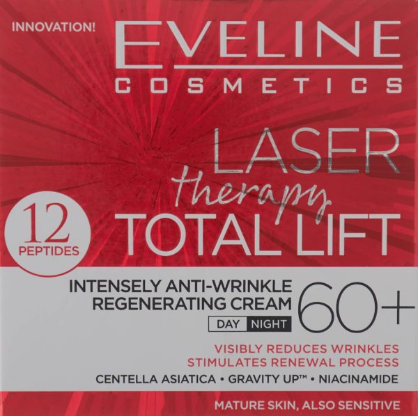 ⁦Eveline Laser Therapy Total Lift 60+ Day And Night Cream, 50ml⁩ - الصورة ⁦2⁩