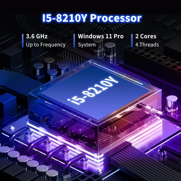 ⁦KUU 15.6 inch Laptop Computer, Core i5 Processor Laptop,Gaming laptops,up to3.60 GHz,16 GB RAM 512 GB SSD Storage, Supports 180 Angle Opening,Full HD IPS Display,⁩ - الصورة ⁦2⁩