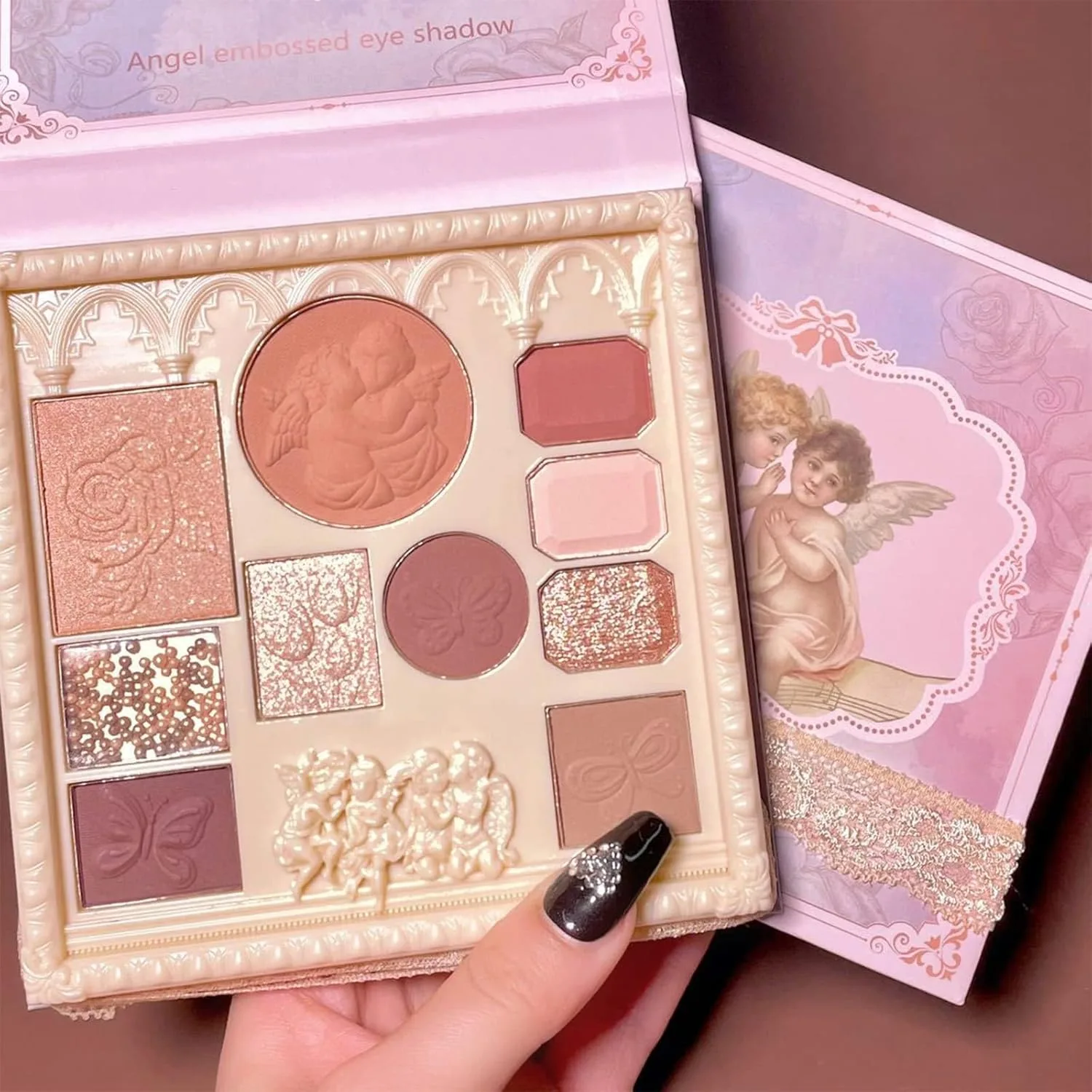 Eyeshadow Palette, Vintage Cameo Eye Shadows Palette, NALACAL Nude Eye Shadow Pallets For Women, Matte and Shimmer High Pigmented Eyeshadow Long Lasting Blendable Makeup Palettes, CE8375