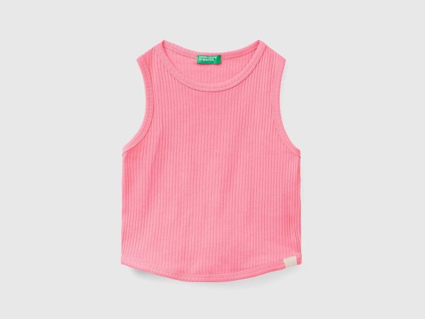 ⁦United Colors Of Benetton Girls Tank-Top 08-09 Years Light Blue - 6300⁩ - الصورة ⁦6⁩