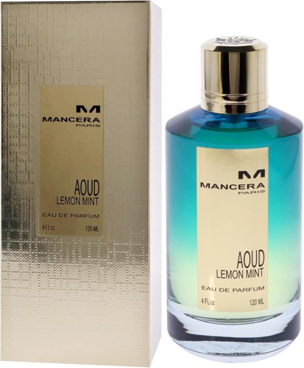 ⁦Mancera Aoud Lemon Mint By Mancera Eau De Parfum Spray (Unisex) 4 Oz / 120 ml(Women)⁩ - الصورة ⁦4⁩
