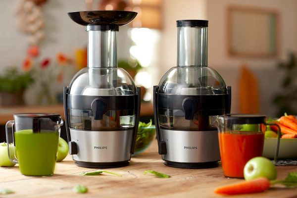 ⁦Philips Juicer Viva Collection - 700W, Juice Extractor, Silver Aluminium - HR1863/22,⁩ - الصورة ⁦3⁩
