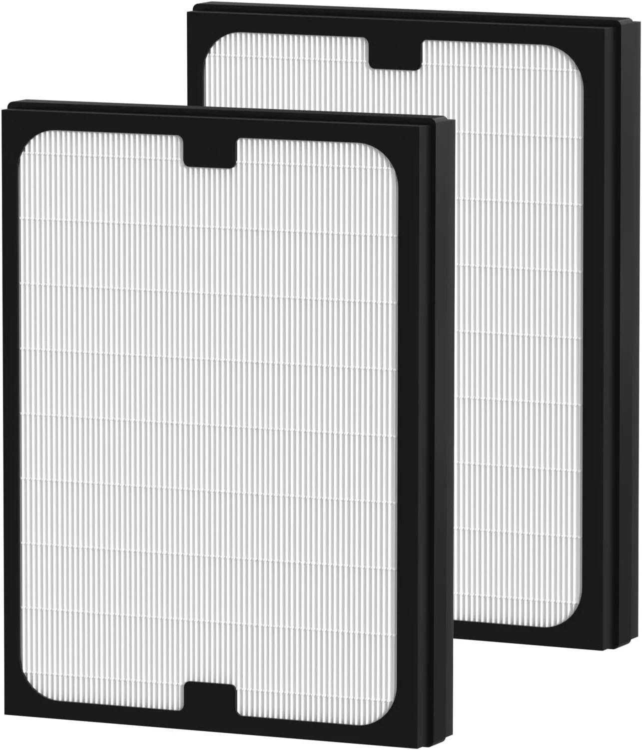 Ganteny Classic 200/300 Series Particle HEPA Filter Replacement Compatible with Blueair Classic 200/300 Series Air Cleaner Purifier Models 201, 203, 205, 215B, 250E, 270E, 303, 2 Pack