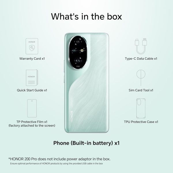 ⁦اونر 200 برو 5G ازرق سيان 12GB + 512GB شاشة AMOLED رباعية منحنية 6.75 انش كاميرا OIS مزدوجة 50MP 12MP سيلفي سناب دراغون 8s جيل 3 نظام تشغيل ماجيك او اس 8.0 يعمل بشريحتين⁩ - الصورة ⁦4⁩