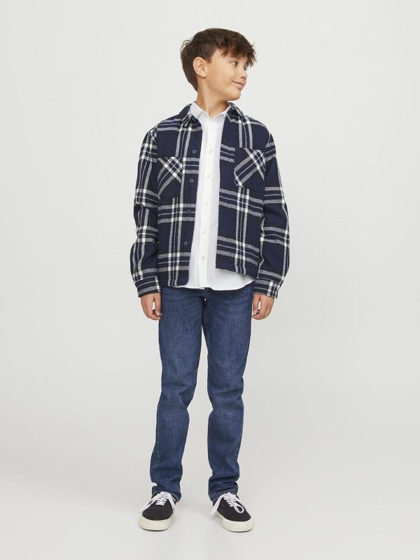 ⁦Jack & Jones Boy's JPRPARMA SHIRT L/S STS JR Shirt⁩ - الصورة ⁦5⁩