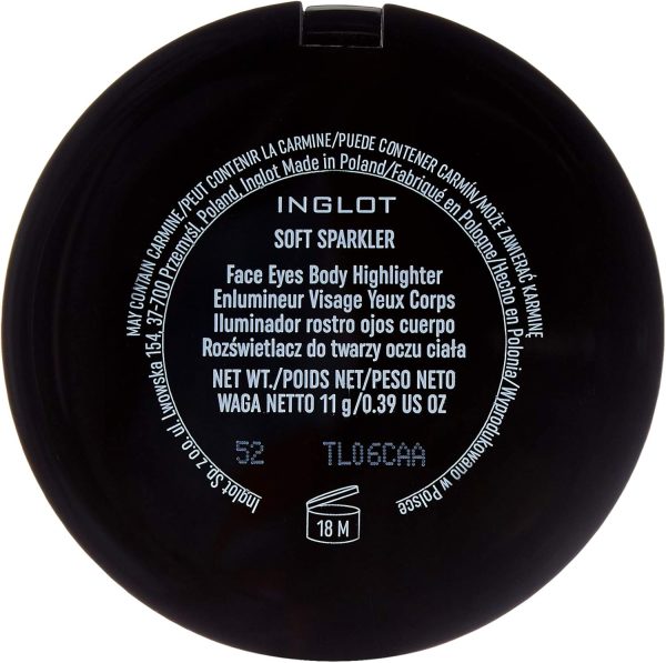 ⁦Inglot Soft Sparkler Face Eyes Body Highlighter 52⁩ - الصورة ⁦3⁩