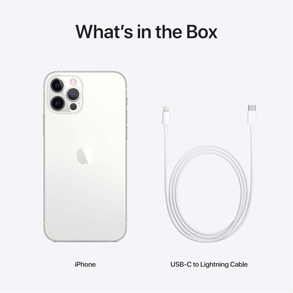 ⁦Apple iPhone 12 Pro (512GB) - Silver (Renewed)⁩ - الصورة ⁦5⁩